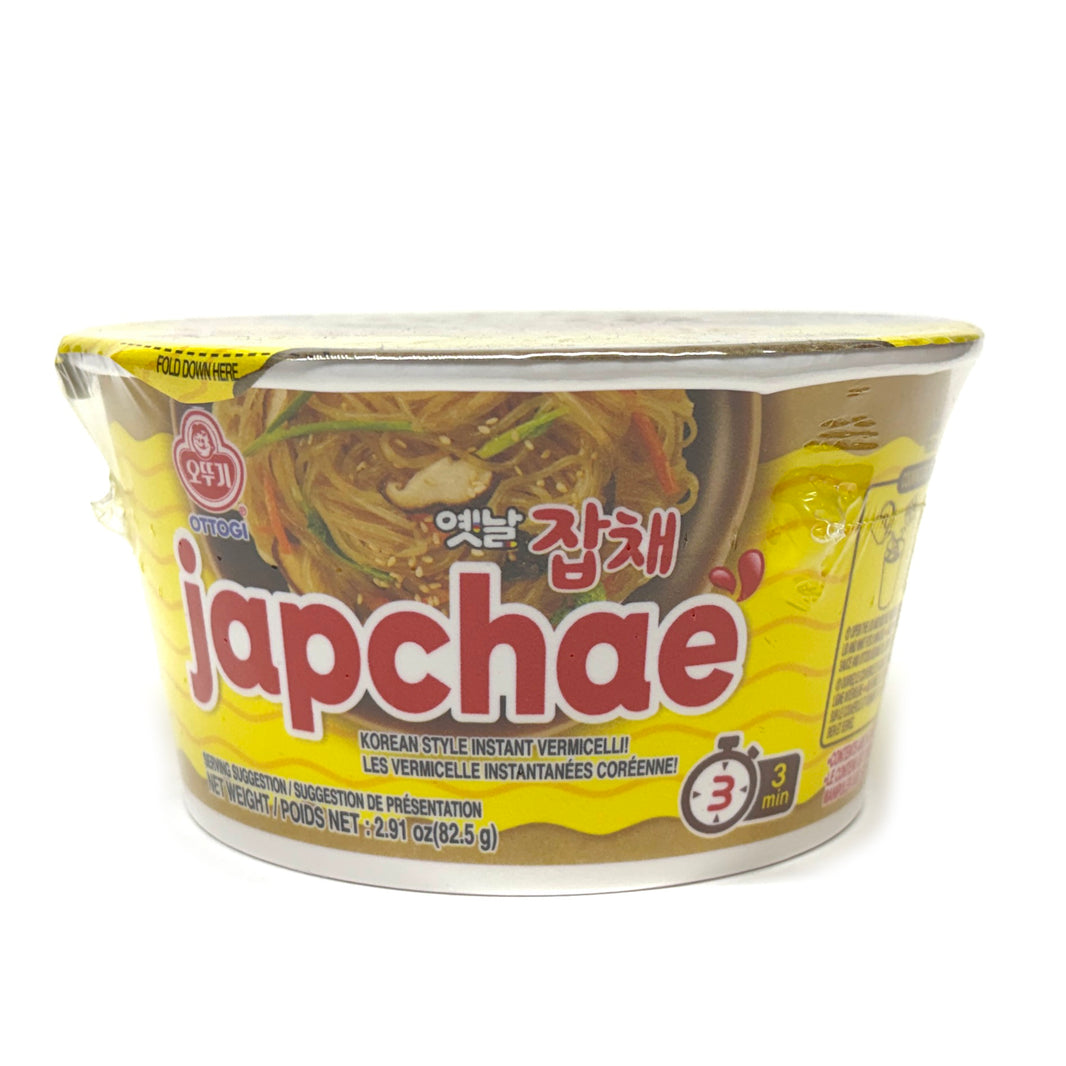 [Ottogi] Japchae Bokki Korean Style Vermicelli Noodle Cup / 오뚜기 옛날 잡채 컵 라면 큰컵 (82.5g)