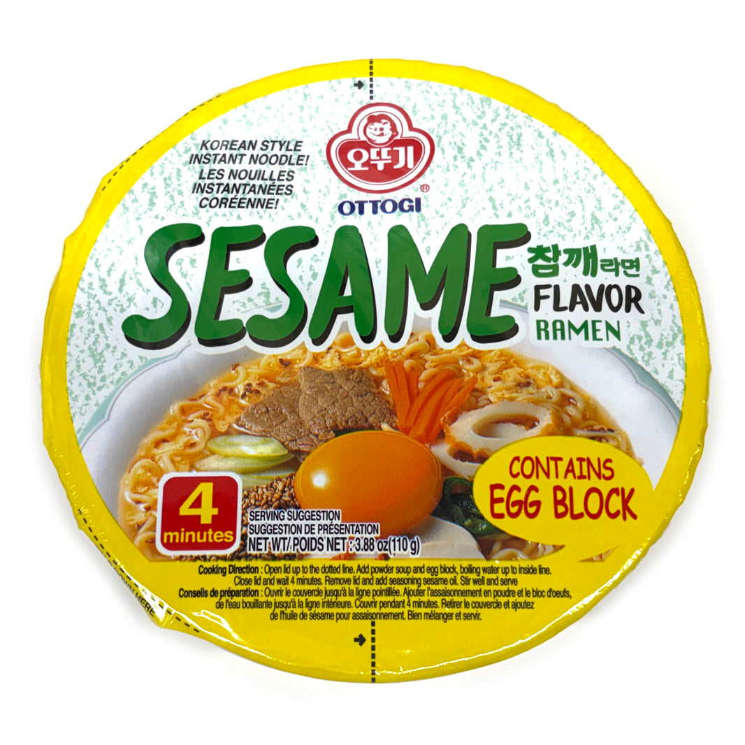 [Ottogi] Sesame Flavor Ramen Cup / 오뚜기 참깨 라면 컵 큰컵 (110g)