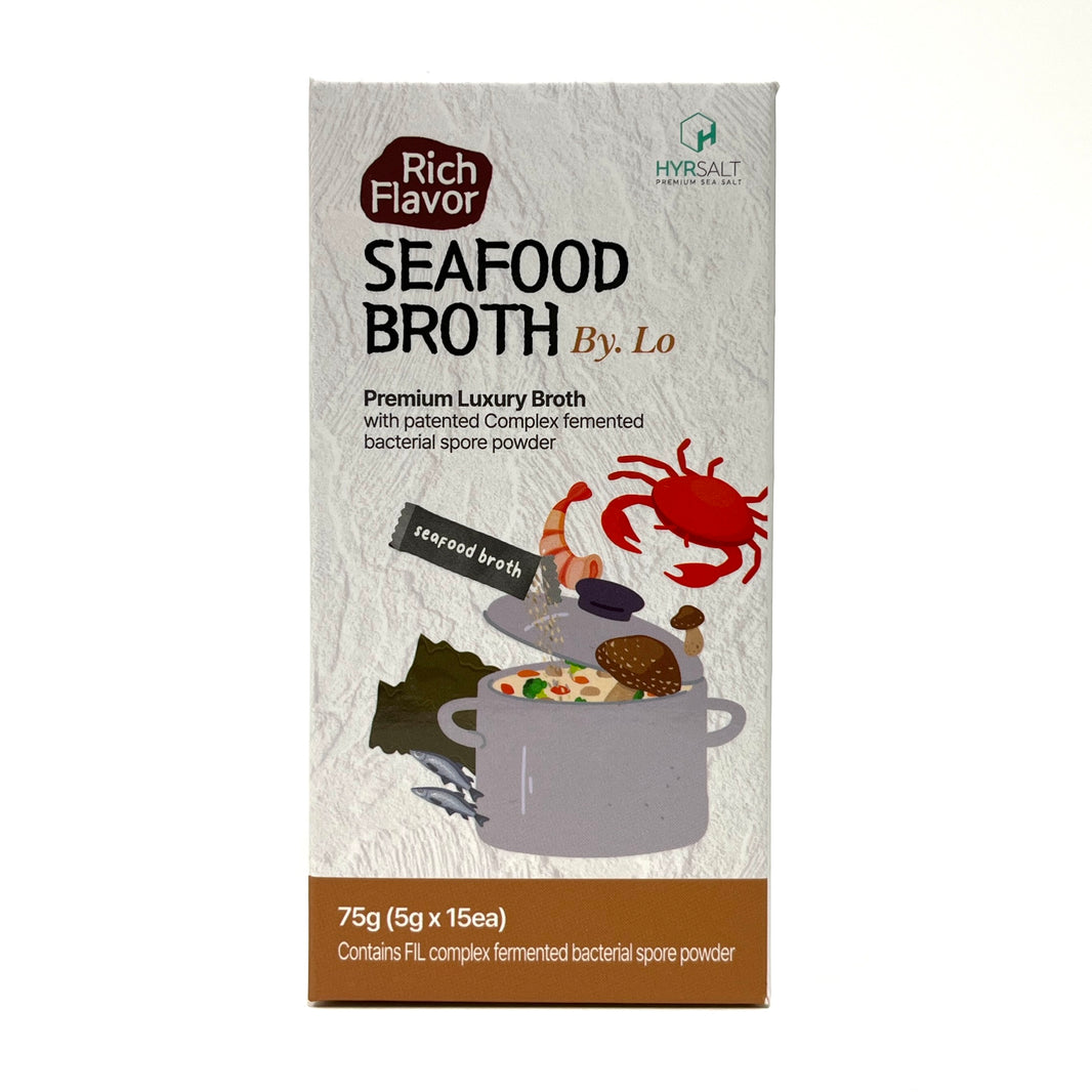 [HYRSALT] Seafood Broth by Lo Soup Stock / 로 해물 육수가루 진한맛 (5g x15ea 75g)
