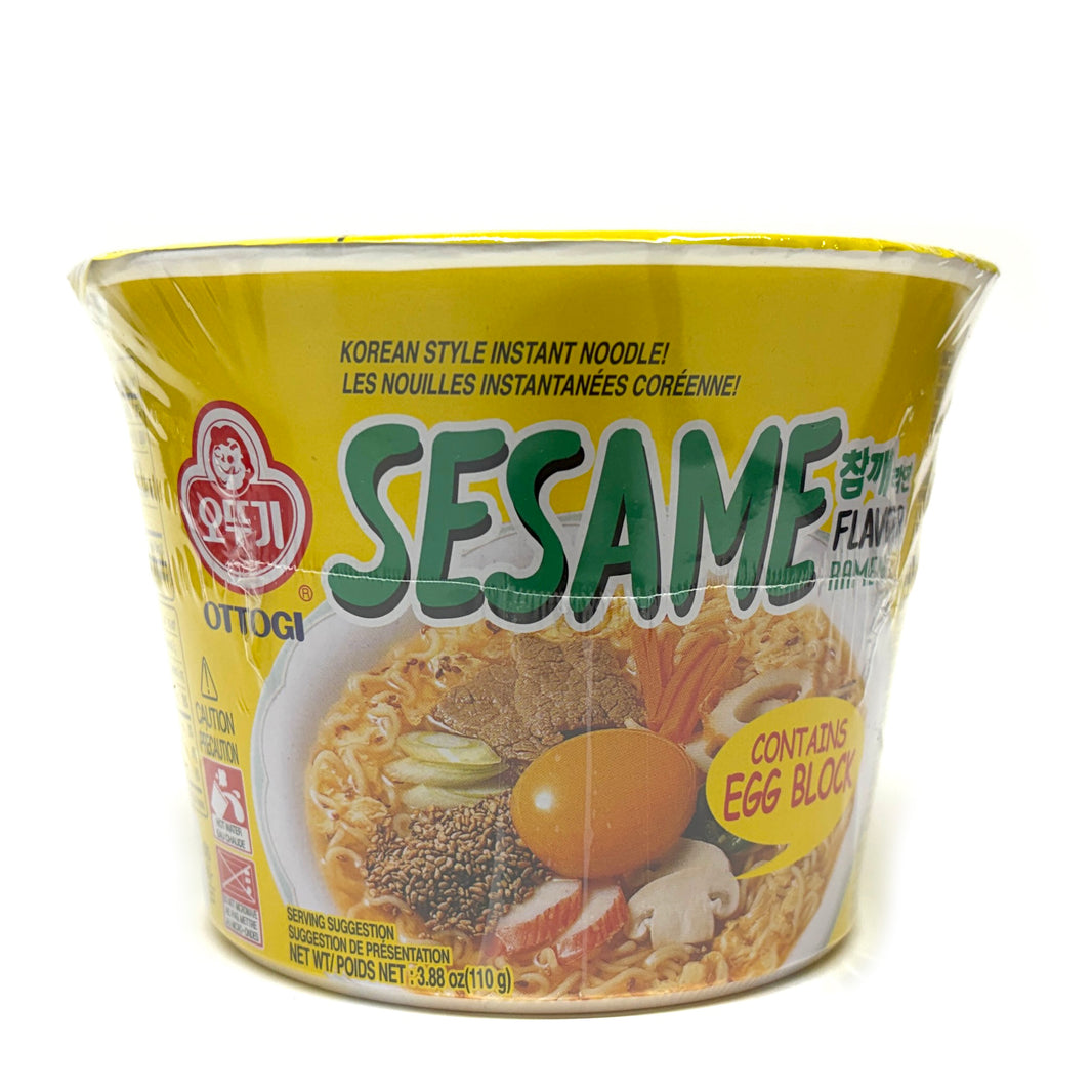 [Ottogi] Sesame Flavor Ramen Cup / 오뚜기 참깨 라면 컵 큰컵 (110g)