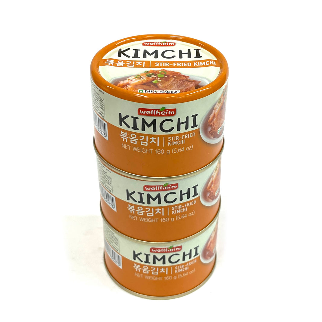 [NH] Welheim Stir-Fried Kimchi Canned / 농협 웰헤임 볶음 김치 캔 (160gx3pk)