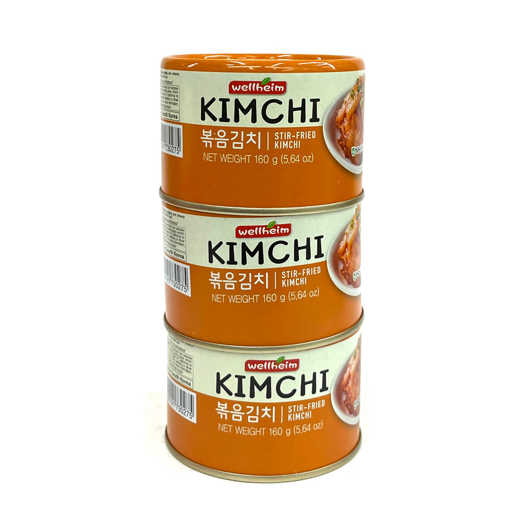 [NH] Welheim Stir-Fried Kimchi Canned / 농협 웰헤임 볶음 김치 캔 (160gx3pk)