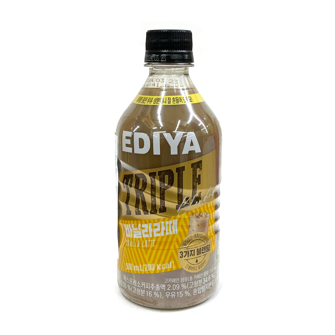 [Ediya] Triple Blending Vanilla Latte Coffee / 에디야 바닐라 라떼 커피 (500ml)