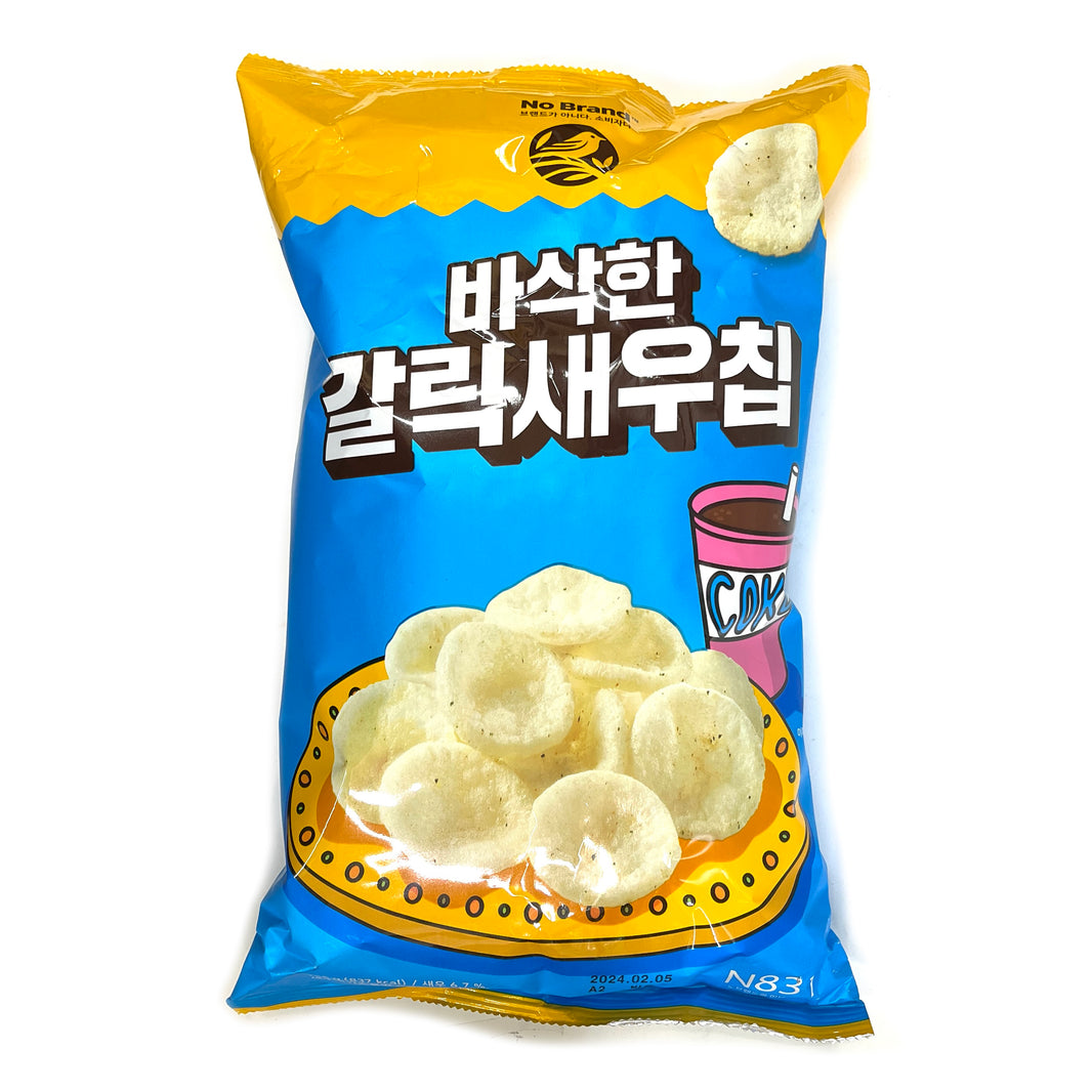 [NoBrand] Garlic Flavored Shrimp Chip / 노브렌드 바삭한 갈릭 새우 칩 (155g)