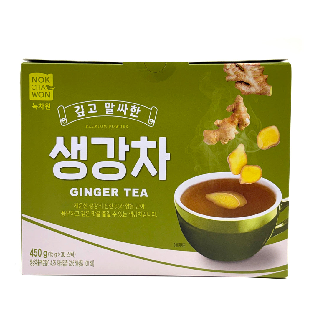 [Nokchawon] Premium Powder Ginger Tea / 녹차원 깊고 알싸한 생강차  (450g , 15g x30 sticks)