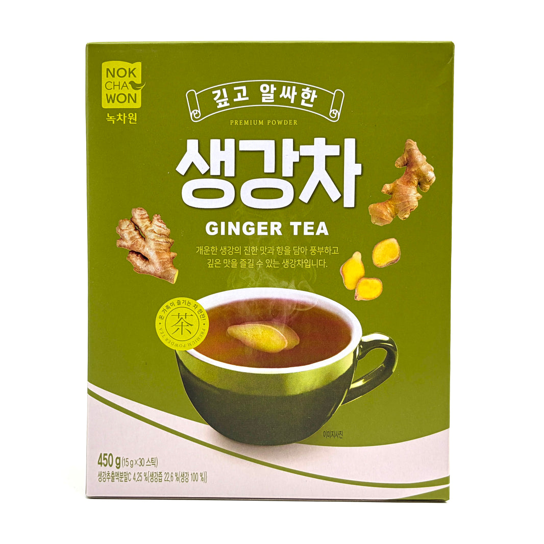 [Nokchawon] Premium Powder Ginger Tea / 녹차원 깊고 알싸한 생강차  (450g , 15g x30 sticks)
