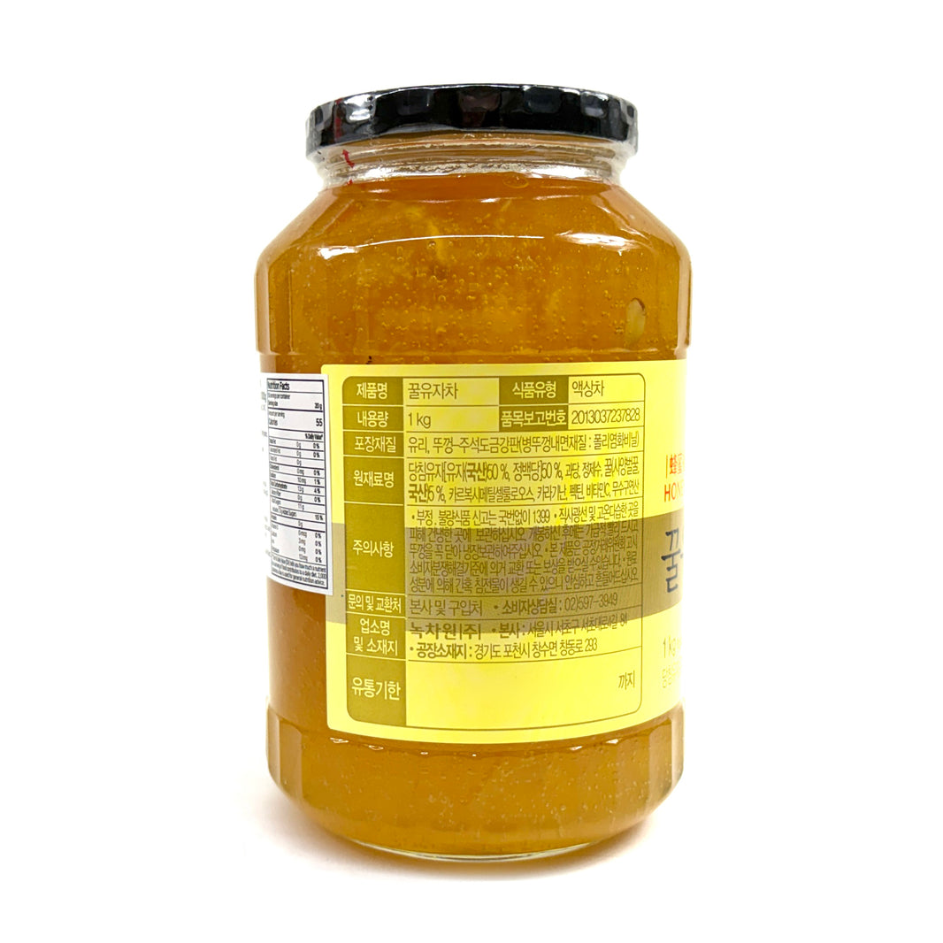 [Nockchawon] Honey Citron Tea / 녹차원 꿀 유자차 (1kg)