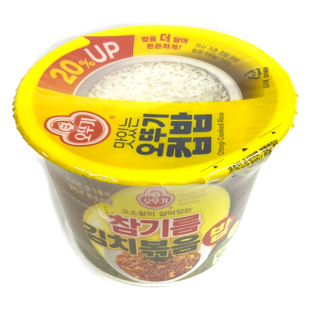 [Ottogi] Fried Kimchi Rice w. Sesame Oil /오뚜기 컵밥 참기름 김치볶음 밥 (259g)