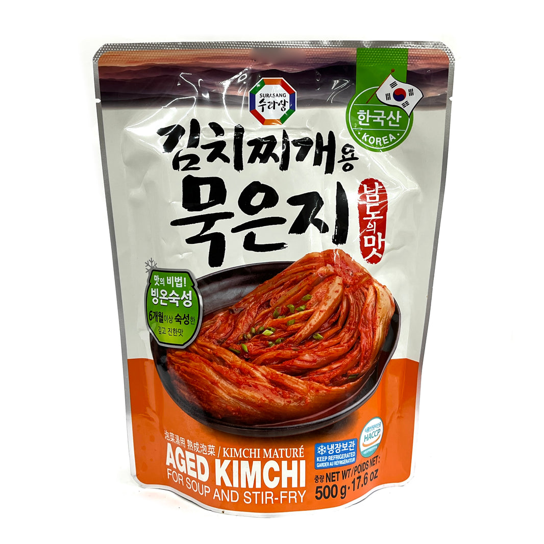 [Surasang] Aged Kimchi for Soup and Stir-Fry / 수라상 김치찌개용 묵은지 김치 남도의 맛 (500g)