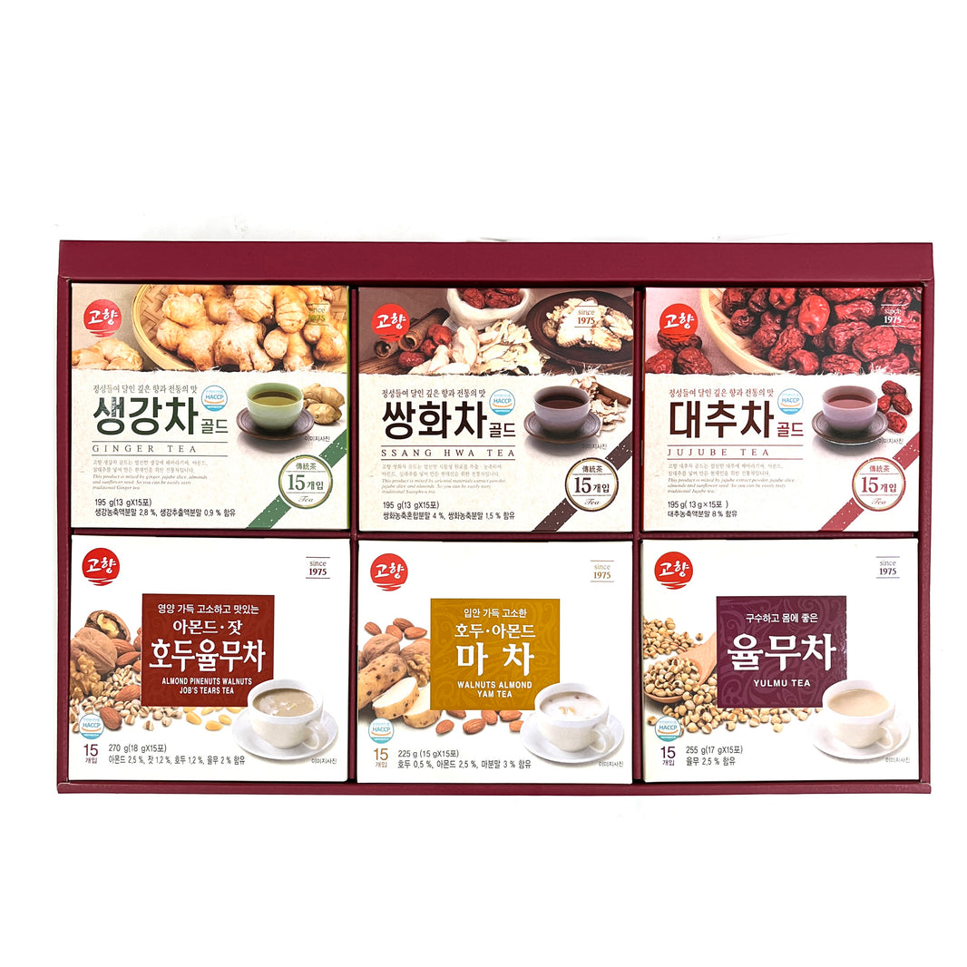 [Korean Ginseng] Kohyang Tea Gift Set / 고려인삼 전통차 선물 세트 (6 tea set)