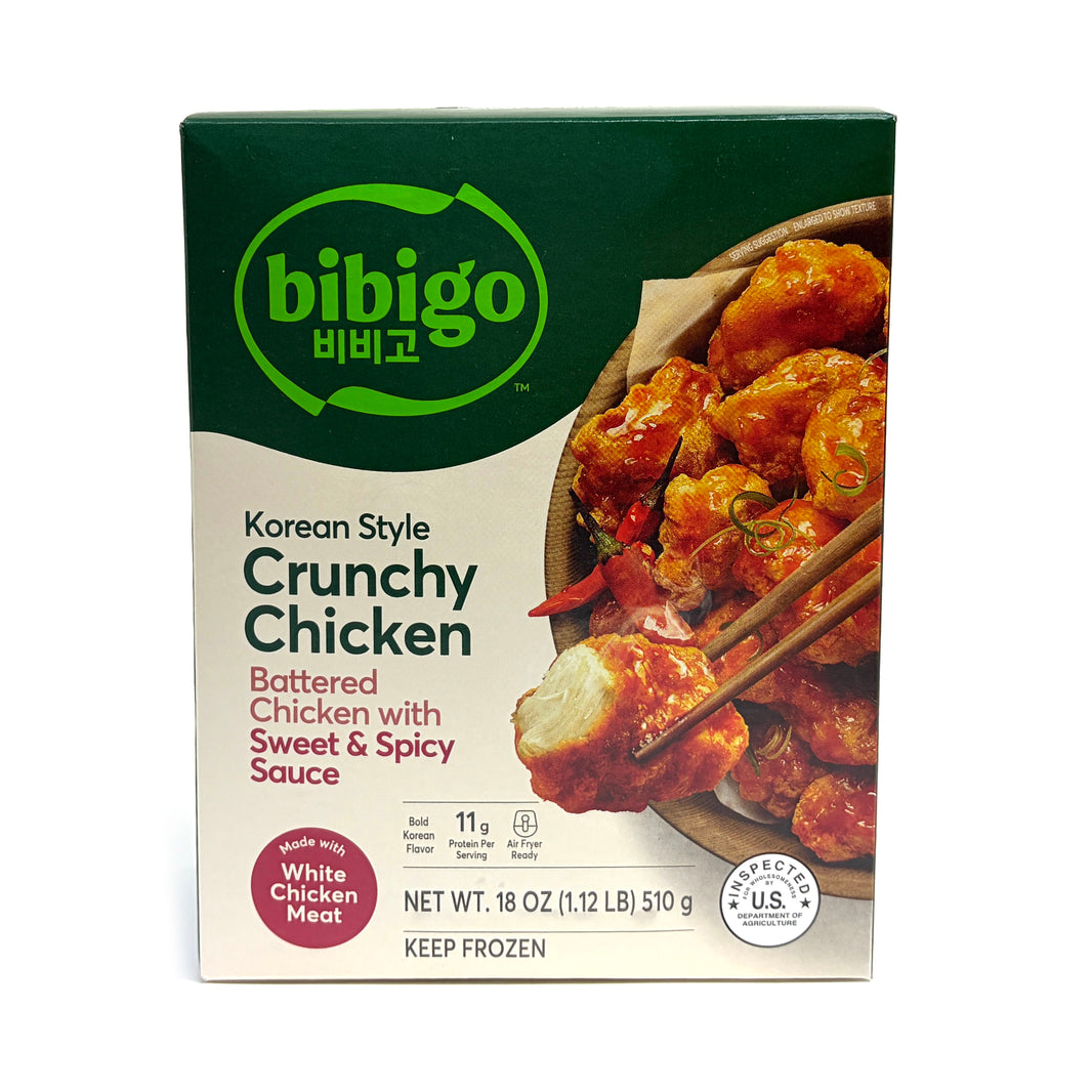 [Bibigo] Crunchy Chicken w Sweet & Spicy Sauce  / 비비고 순살 양념 치킨 (510g)