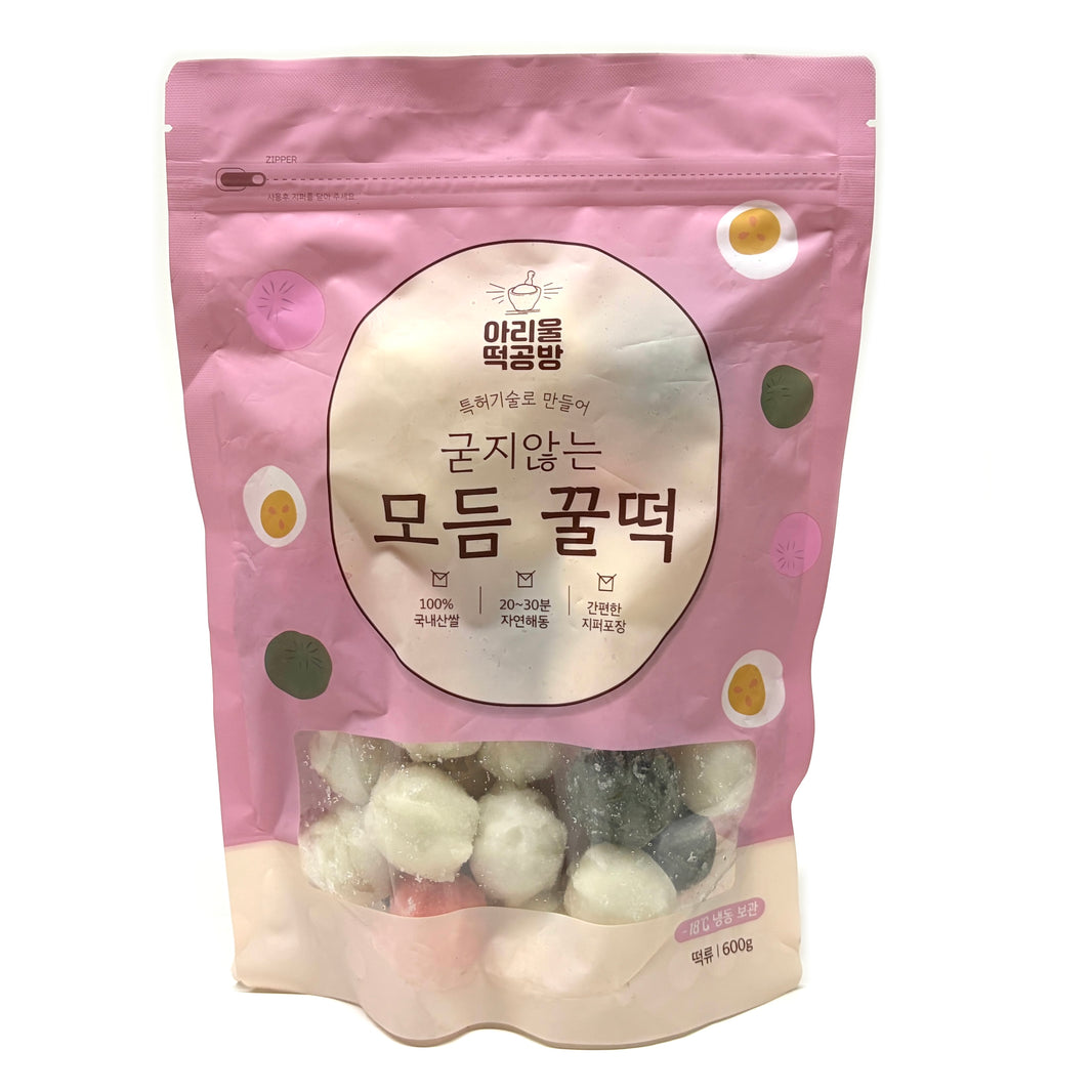 [Ariul] Rainbow Honey Rice Cake / 아리울 떡공방 굳지않는 모듬 꿀떡 (600g)