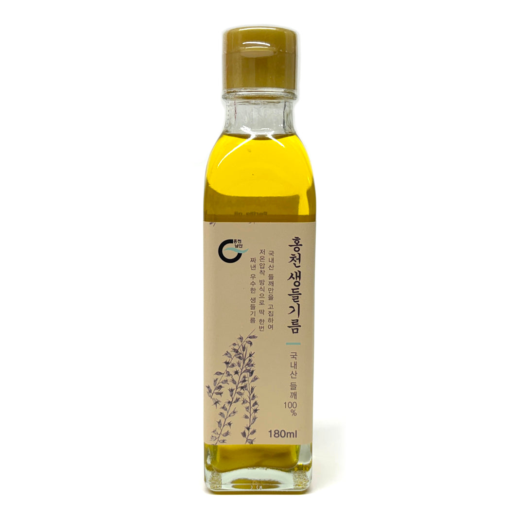 [Hongcheon] Hongcheon Perilla Seeds Oil / 홍천남산 100% 한국산 들깨  홍천 생 들기름 (180ml)