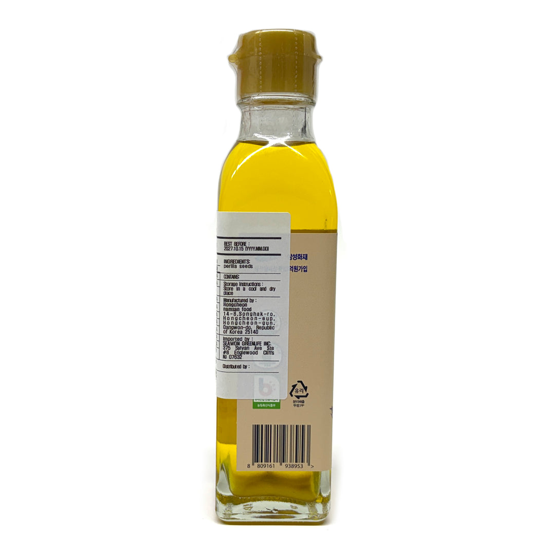 [Hongcheon] Hongcheon Perilla Seeds Oil / 홍천남산 100% 한국산 들깨  홍천 생 들기름 (180ml)