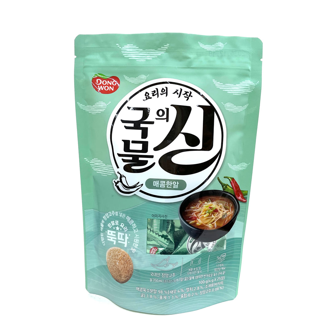 [Dongwon] Spicy Broth Cubes Soup Stock / 동원 국물의 신 매콤 한알 (100g)