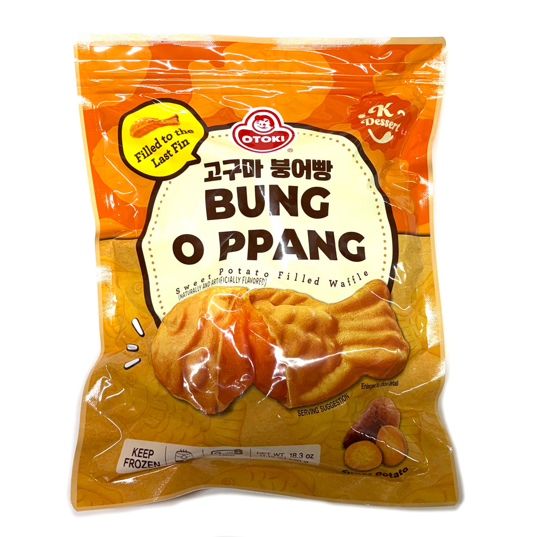 [Otoki] Bung O PPang Sweet Potato Filled Fish-Shaped Waffle / 오뚜기 고구마 붕어빵 (480g)