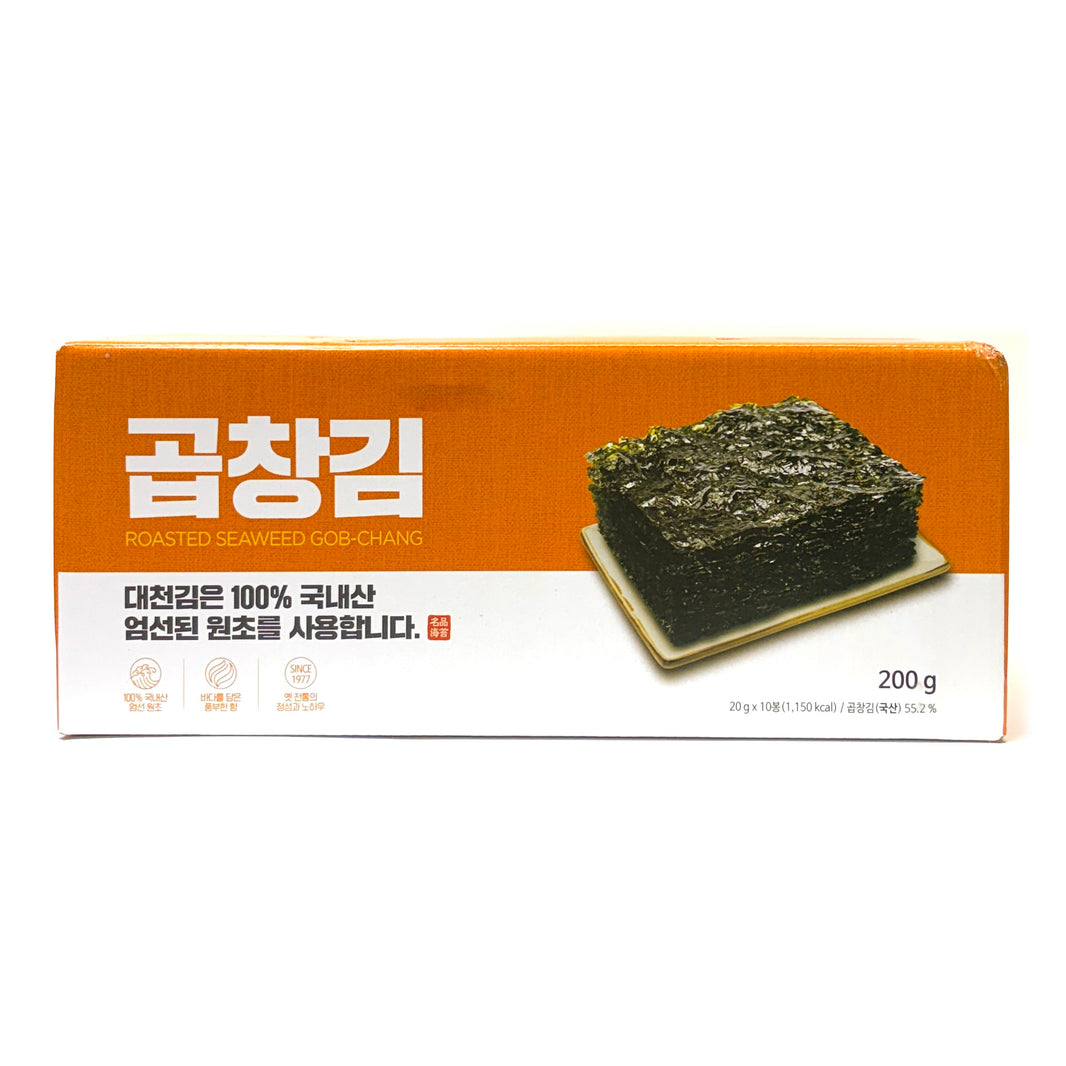[Dae Chun] Seasoned Laver Gob-Chang / 대천 곱창 김 (200g)