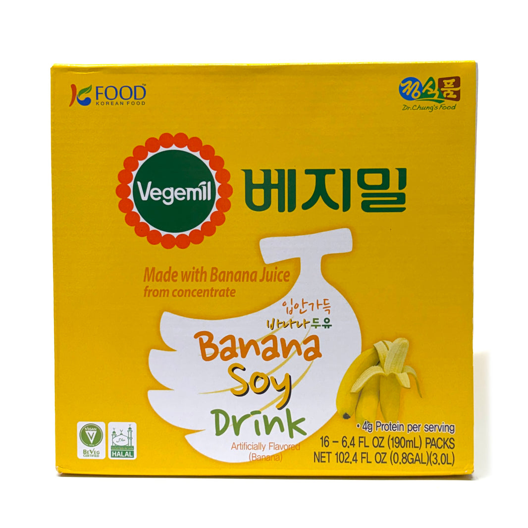 [Chung's Food] Vegemil Banana Soy Milk / 정식품 베지밀 바나나 두유 (16pk/Box)