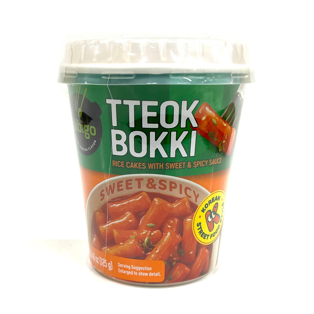 [Bibigo] Tteok-bokki Sweet & Spicy Topokki Cup / 비비고 컵 떡볶이 달콤 매콤  작은컵(125g)