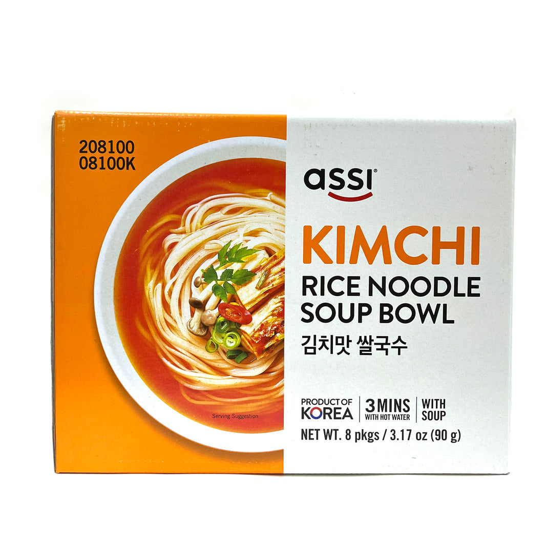 [Assi] Kimchi Rice Noodle Soup Bowl / 아씨 김치맛 쌀국수 (90g x 8pk)