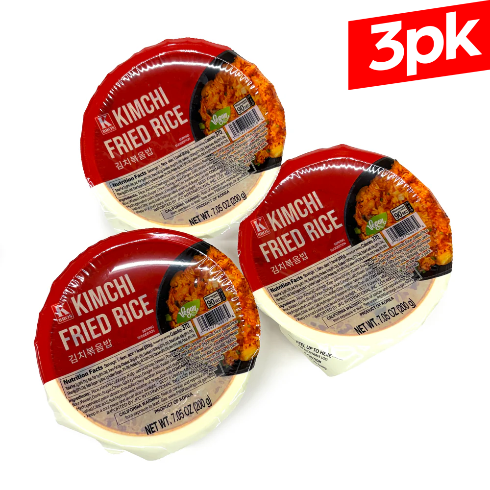 [KBros] Kimchi Fried Cooked Rice / KBros 김치 볶음밥 (200g x3pk)