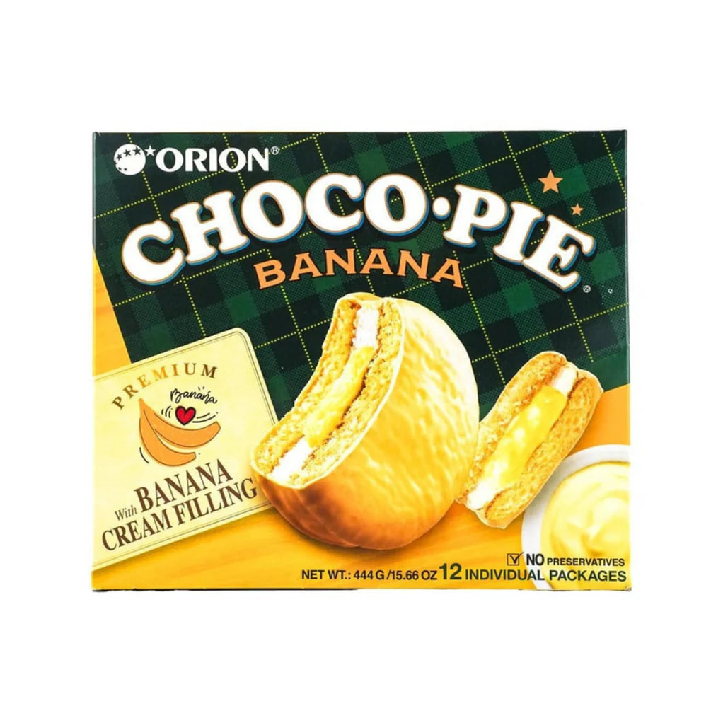 [Orion] Choco Pie Banana / 오리온 초코파이 바나나 (12Pkgs/Box)