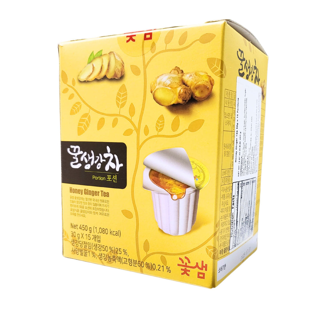 [Kotsam] Honey Ginger Tea Portion/ 꽃샘  꿀 생강차 포션(30gx15ea,450g)