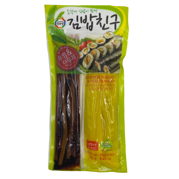 [Surasang] Burdock and Pickled Radish for Gimbap / 수라상 김밥 친구 우엉 & 단무지 (240g)
