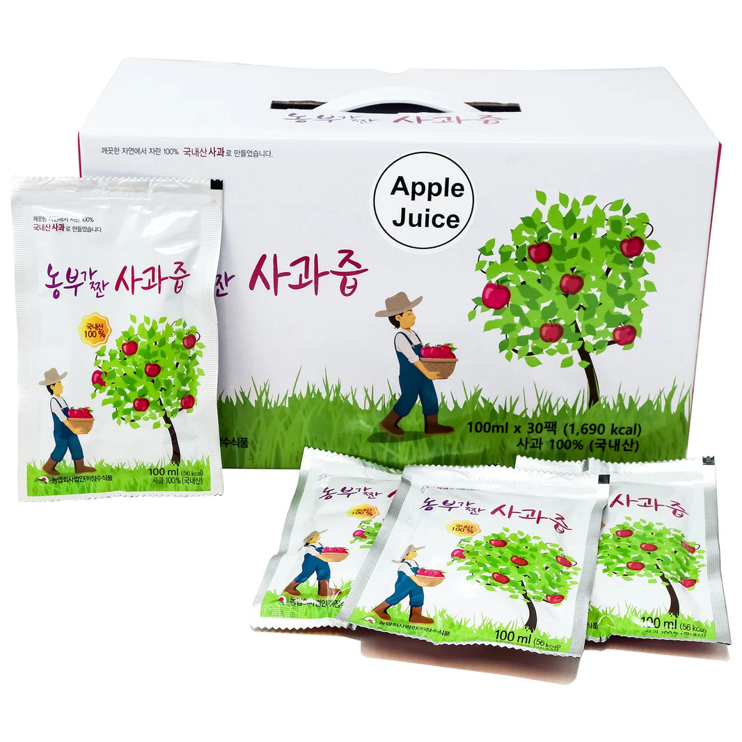 [Jangsoo] Apple Juice Squeezed by Farmer / 장수 농부가 짠 사과 즙 (30pk/box)