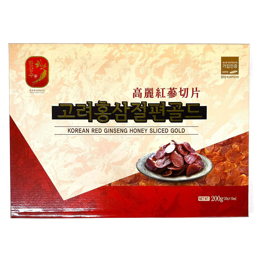 [Koruy] 6 year old Korean Red Ginseng Sliced / 고려 홍삼 절편 골드 (200g)
