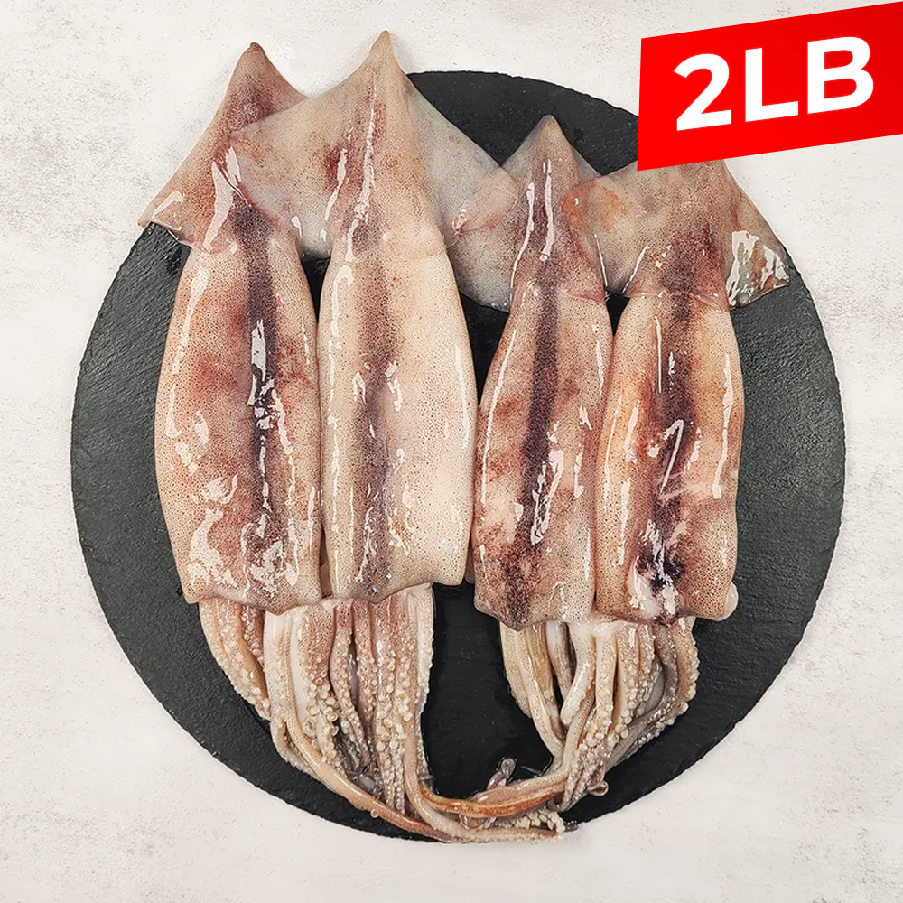 [H&Y] Cleaned Squid / 손질된 오징어 (1.5-2lb)