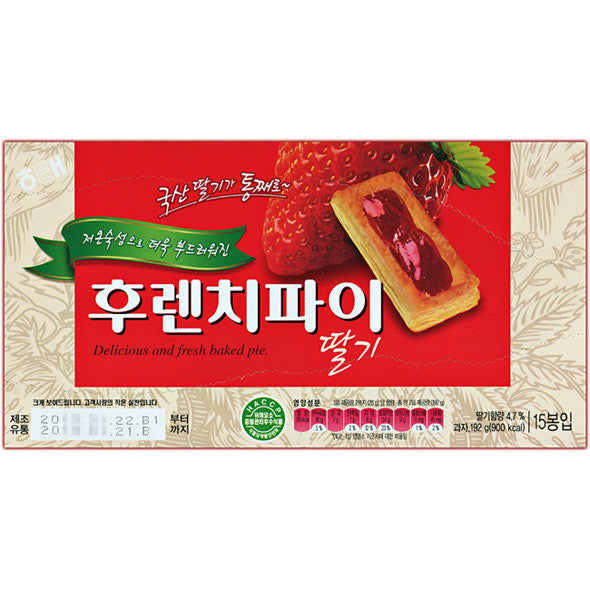 [Haitai] French Pie Strawberry / 해태 후렌치파이 딸기 (192g)