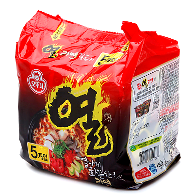 [Ottogi] Yeul Ramen / 오뚜기 열라면 (5pks)