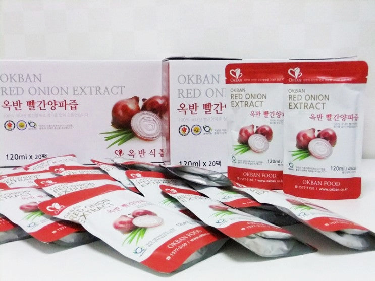 [Okban] Red Onion Extract/ 옥반 식품 빨간 양파즙 ( 25pc x 4box)