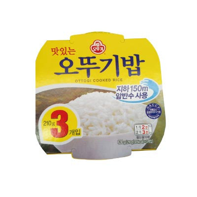 [Ottogi] Cooked Rice / 오뚜기 맛있는 밥 (3pk)