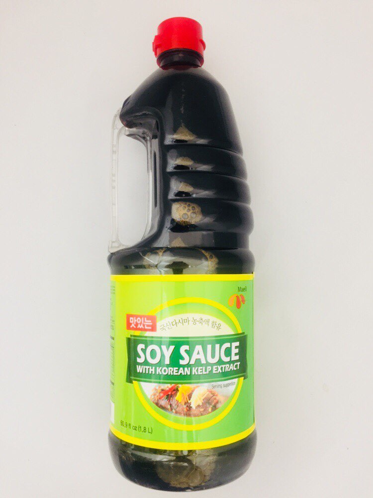 [Maeil] NATURALLY BREWED SOY SAUCE WITH KELP / 매일 다시마 간장 1.8L