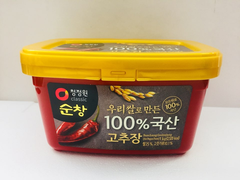 [CJO] Sunchang pepper paste 2.2LB/청정원 우리쌀로 만든 100%국산 고추장 1kg