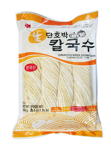 [Wang] Korean Style Noodle Zucchini Flavor / 왕 생 단호박 칼국수 (800g)