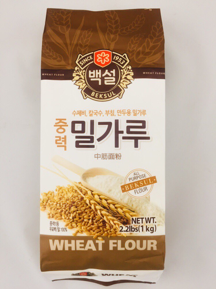 [Beksul] Wheat Flour / 백설 중력 밀가루 (1kg)