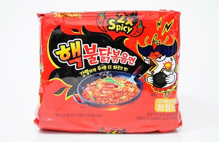 [Samyang] Spicy Chicken Flavor Noodle Nuclear / 삼양 불닭볶음면 핵 (5pks)