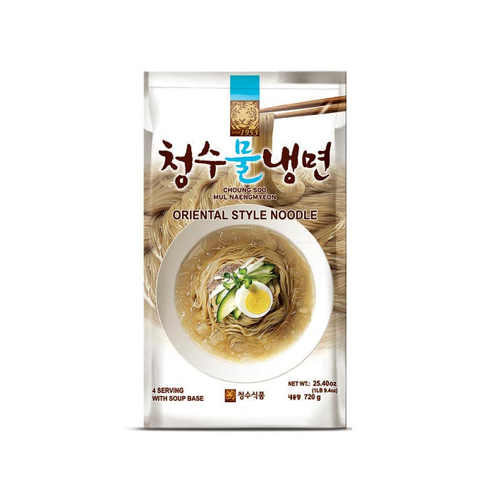 [Chungsoo] Cold Noodle w. broth  / 청수 물 냉면 4인분 (720g)