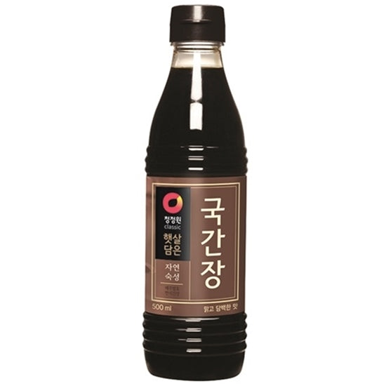 [Chungjungone] Soup Soy Sauce/청정원 햇살담은 자연숙성 국간장 (500ml)