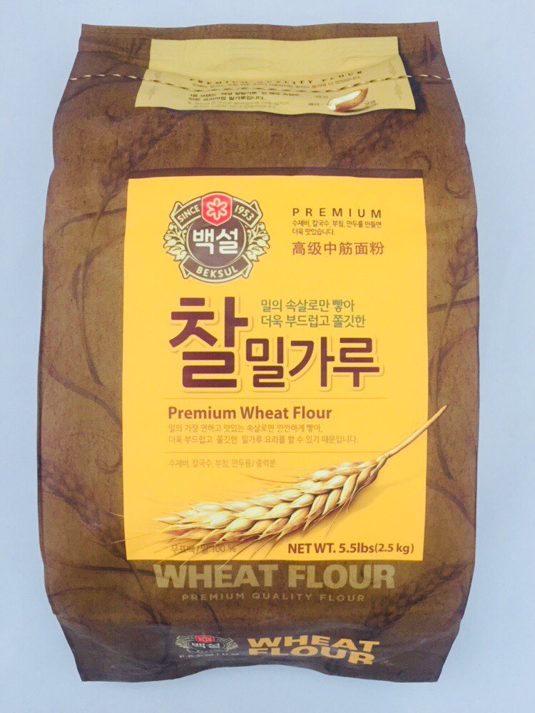 [Beksul] Premium Wheat Flour / 백설 찰 밀가루 (2.5kg)