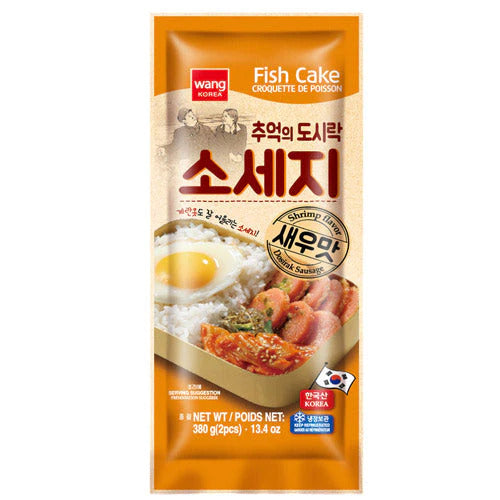 [Wang] Fish Cake Sausage Shrimp Flavor / 왕 추억의 도시락 소세지 새우맛 (380g)
