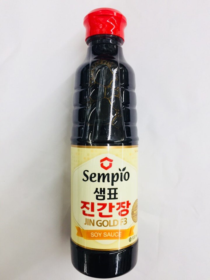 [Sempio] Soy Sauce Jin Gold F3 / 진간장 금F-3 (500ml)