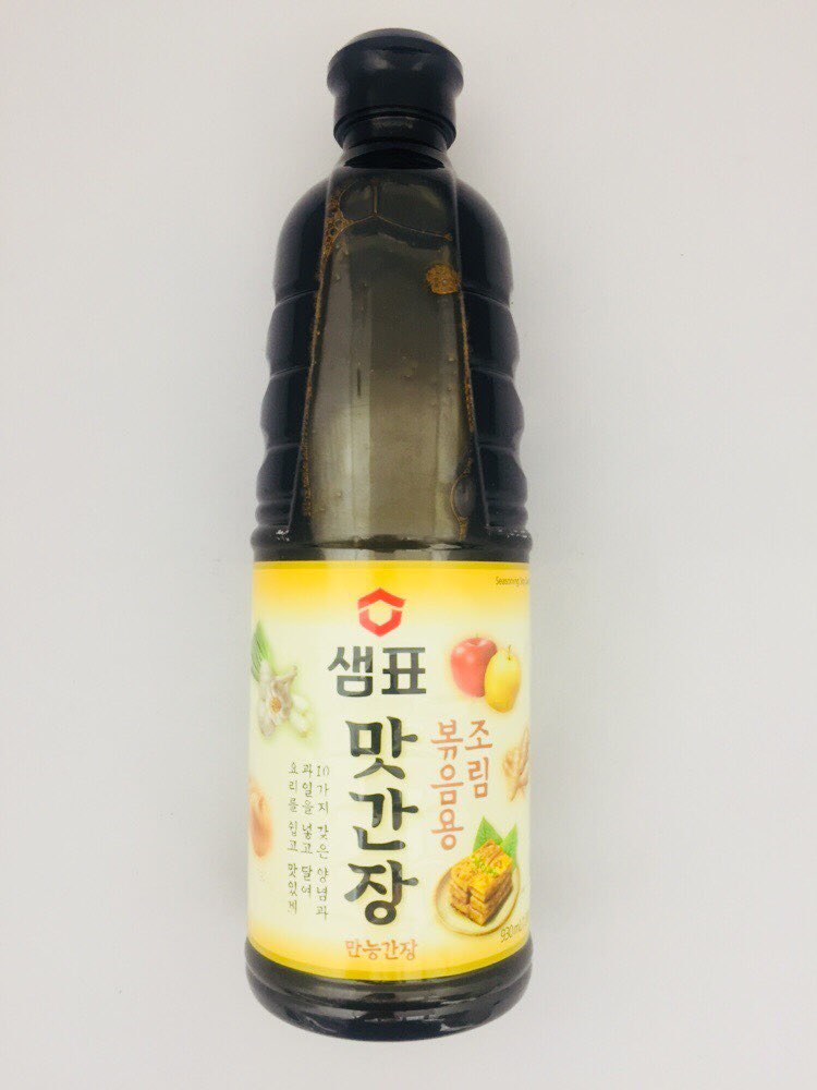 [Sempio] Soy Sauce For Stir-Fried Food / 샘표 맛간장 볶음, 조림용 (500ml)