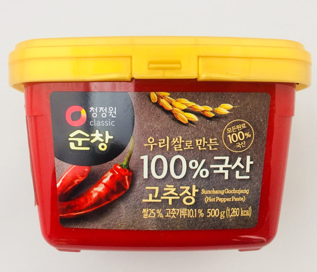 [] SUNCAHNG PEPPER PASTE 1.1LB / 청정원 우리쌀로만든 100% 국산 고추장 500G