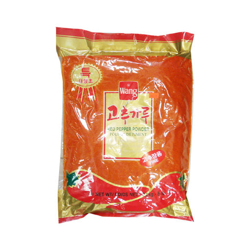 [Wang] Premium Red Pepper Powder - Fine / 왕 특 100% 태양초 고춧가루 - 양념용 (5lb)
