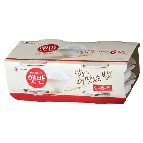 [CJ] Hetbahn Cooked White Rice / 햇반 (6ea/bundle)
