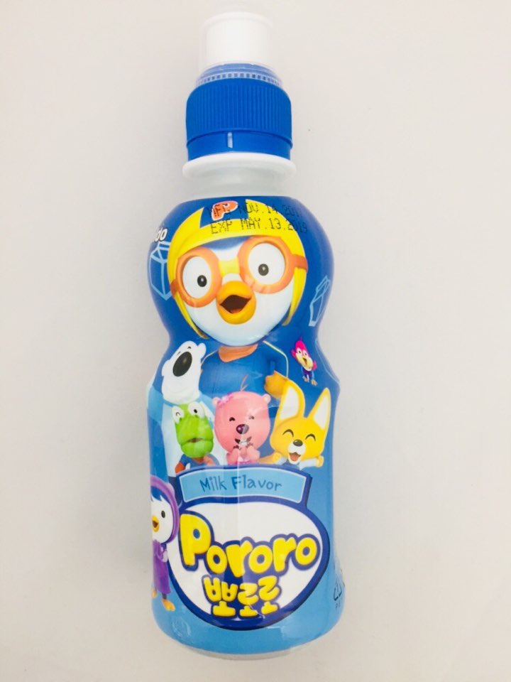 [PALDO] Pororo Milk Flavor Drink / 팔도 뽀로로 드링크 밀크  (7.95oz x6pk)